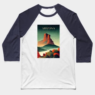 Arizona Retro Travel Baseball T-Shirt